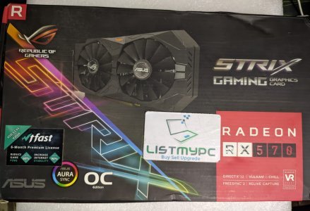 Asus rog strix on sale rx 570 4gb oc